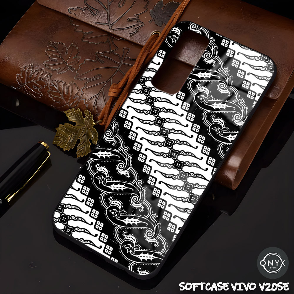 AA22 SOFTCASE VIVO V20SE BATIK | Kesing keren Vivo | Casing Kilau Glossy Vivo V20SE