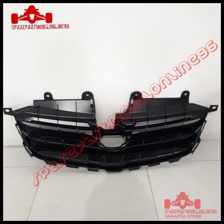 DISKON GRILL BUMPER BEMPER DEPAN AVANZA TYPE S 2008 2010 HITAM CHROME 