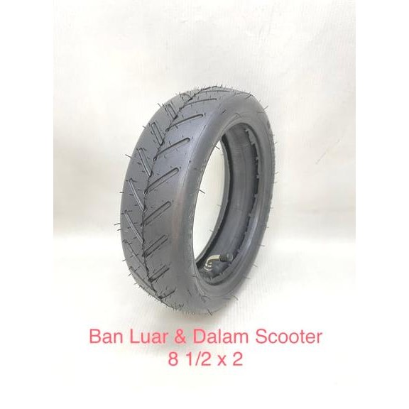 Ban Luar Scooter Skuter Xiaomi 8 1/2 X 2 Free Ban Dalam Original