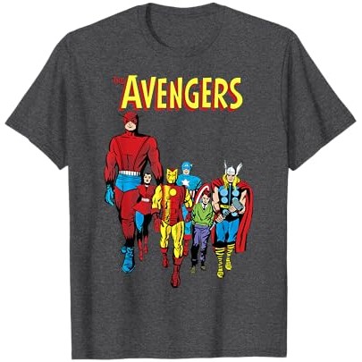 Kaos Tembakan Grup Asli Marvel The Avengers |cPMonmjd|