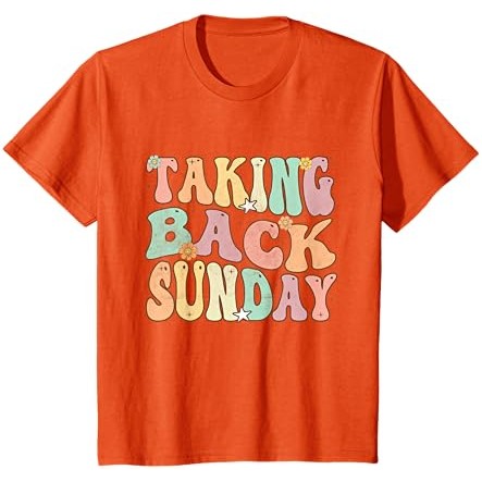 Kaos Taking Back Sunday Motif Bunga Groovy |gpItvoLi|