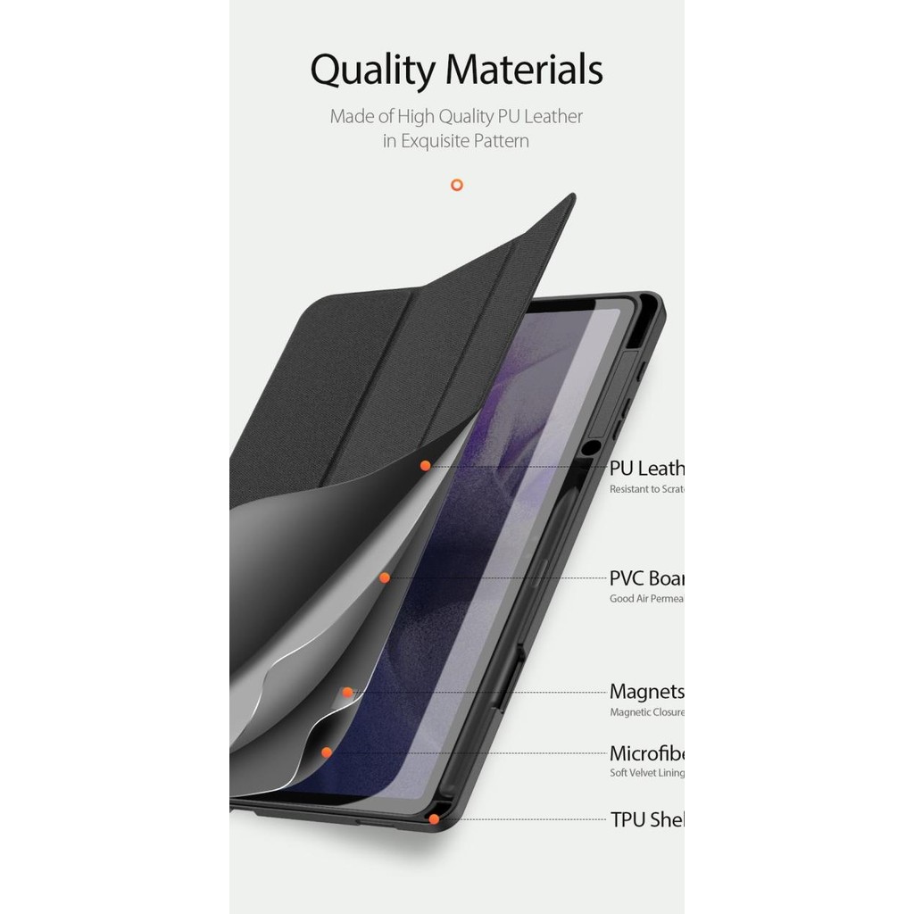 Case Tab S7 Fe - Dux Ducis Domo Smartcase