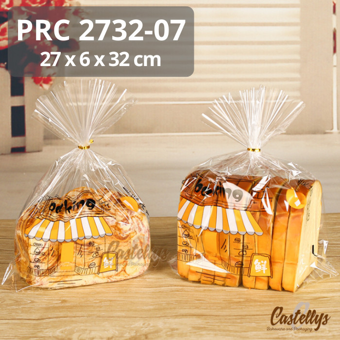 

BEBAS ONGKIR - Plastik Roti PRC 2732-07 Tawar Sisir Sobek Kasur Kue Donat Bolu