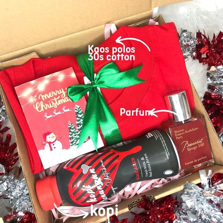 

Hampers Natal Kado Natal Hadiah Giftbox Kaos Parfum Murah Terjangkau Indah Untuk Pacar Sahabat Doi Teman Orang Tua Kekasih Ready