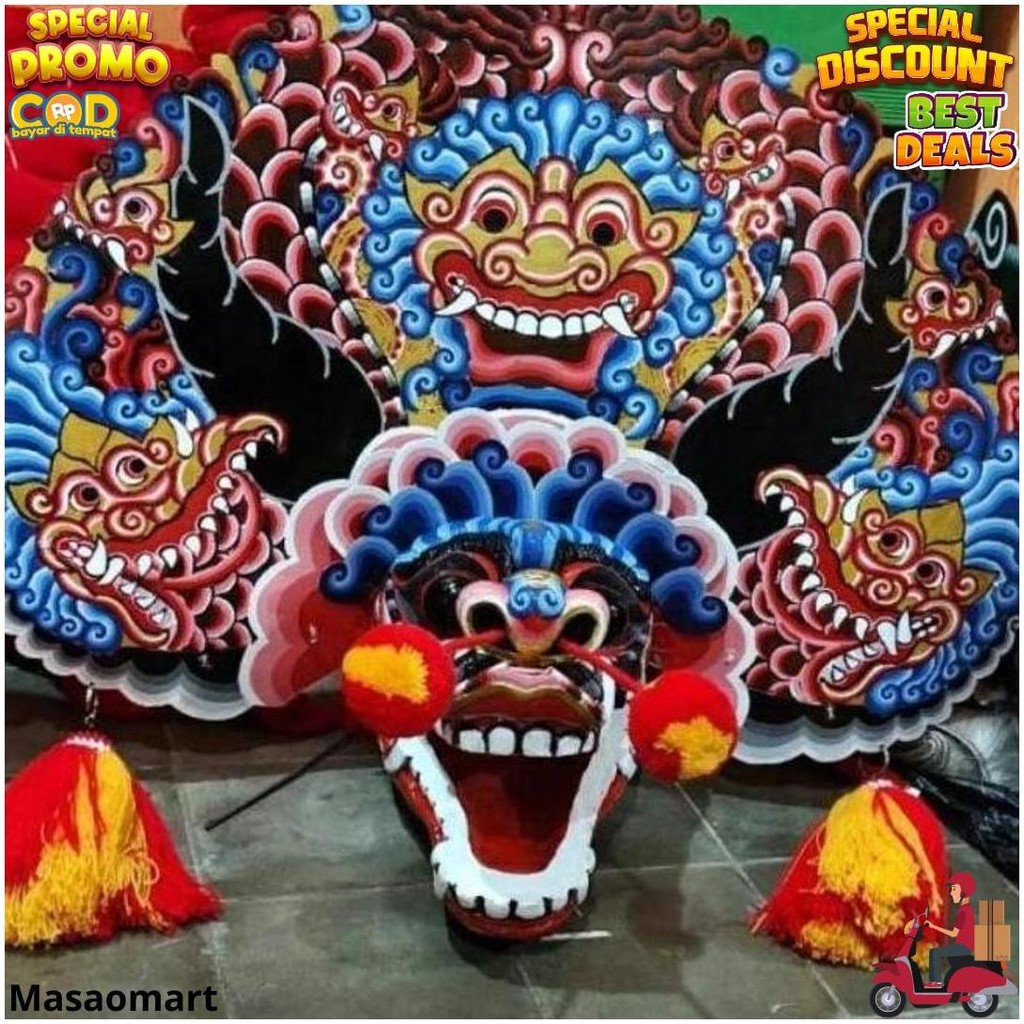 

Bisa Cod Cuci Gudang Barongan Rampak Telon Jamang Cat Air Brush Bonus Kemul Panjang Dan Pentul Tinggal Pakai Ukuran Anak Promo Barongan Plipit Romo Mainan Anak Barongan Anak Sd Brongan Plipit Premium / Barongan Spon Caplok Kain Panjang / Barongan Ponorogo