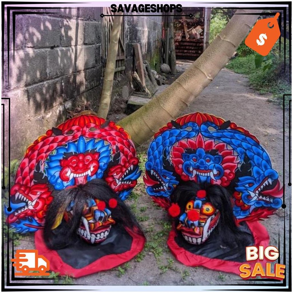 Mainan Tradisional Barongan Telon|Barongan Devil|Barongan Anak|Barongan Dewasa|Barongan Kayu|Baronga