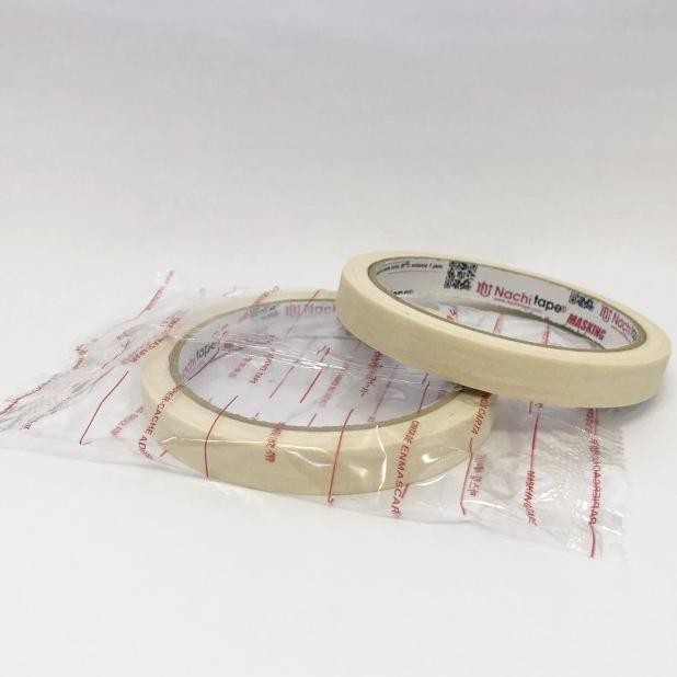 

(Dus) Nachi Masking Tape Lakban Kertas Cream 12 Mm X 20 Yard