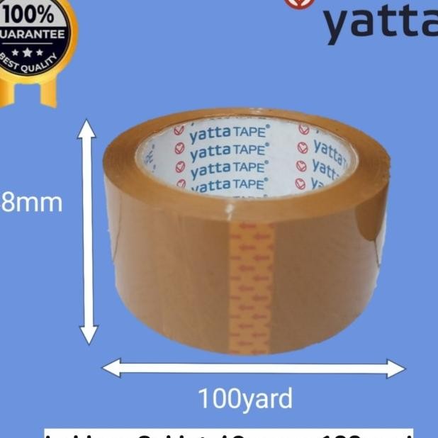 

Lakban Yatta Tape/Merah/Bening 100 Yard (Dust @ 72 Roll)