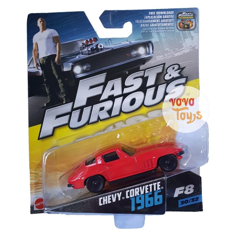 Mattel Chevy Corvette 1966 Fast Furious 8