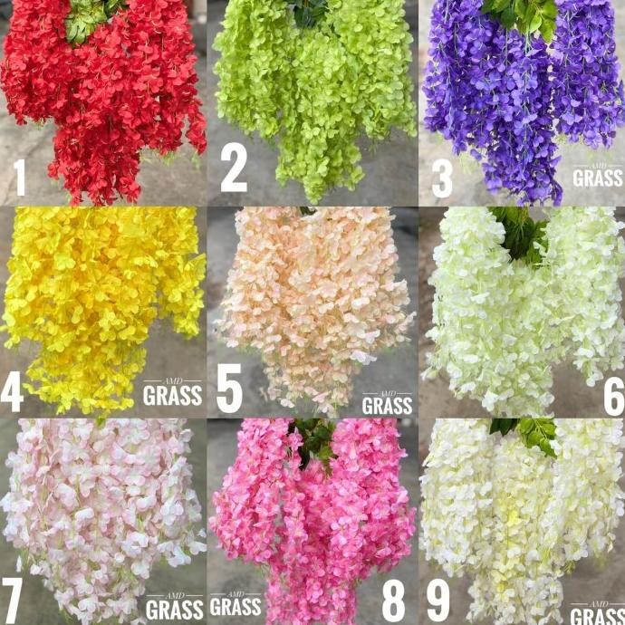 """] Bunga Wisteria Jumbo Juntai Murah