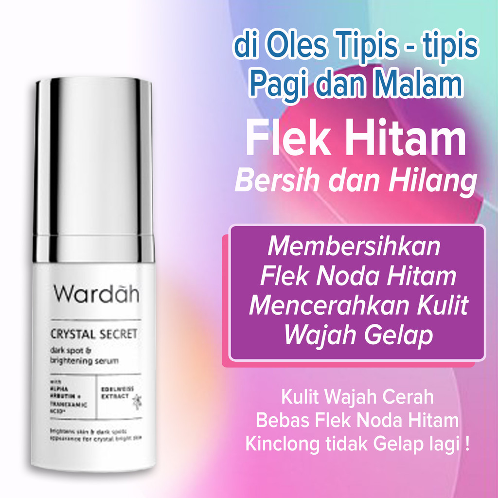 TERLARIS serum pembersih flek hitam membersihkan menghilangkan flek bintik hitam juga noda hitam bek