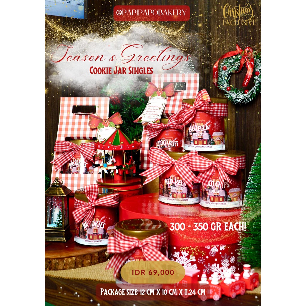 

Season’s Greetings - Cookie Jar Singles