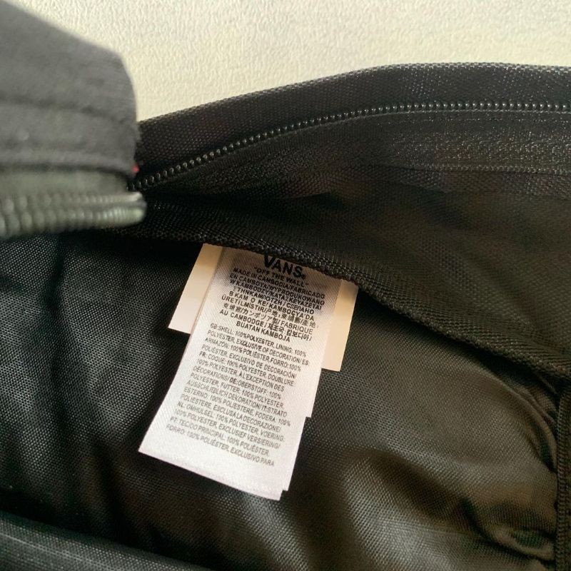 Dijualll Tas Ransel Vans Realm Logo White Original Tas Ransel Pria Backpack Tas Ransel Wanita Tas