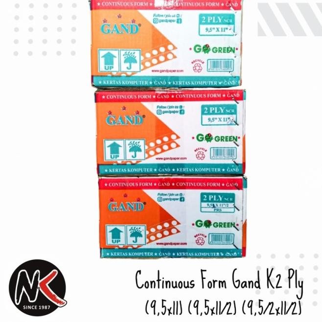 

Kertas Komputer Kecil K2 / Continuous Form Gand 2 Ply Ncr ( 9,5*11 ) New