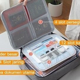 

TERLARIS TAS DOKUMEN TRAVEL BAG DOCUMENT STORAGE BOX FILE DENGAN