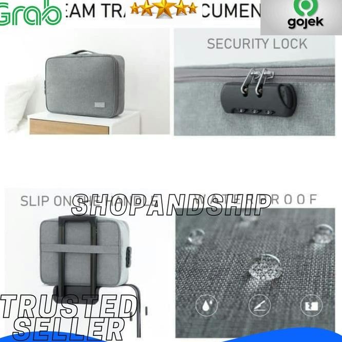 

DOCUMENT STORAGE BAG / PENYIMPANAN DOKUMEN / DIJAMIN DOKUMEN AMAN READY STOCK