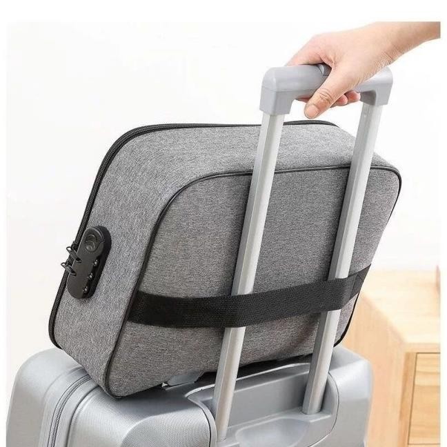

LARIS TAS DOKUMEN TRAVEL BAG DOCUMENT STORAGE BOX FILE DENGAN PASSWORD