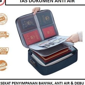 

TAS DOKUMEN ANTI AIR STORAGE BOX FILE 3 DIGIT PASSWORD TRAVEL BAG