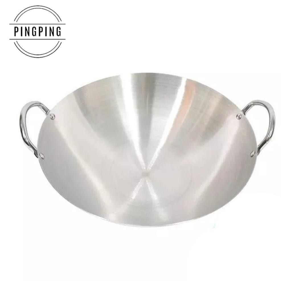 Wajan Penggorengan Tebal Full Stainless Steel SUS 304