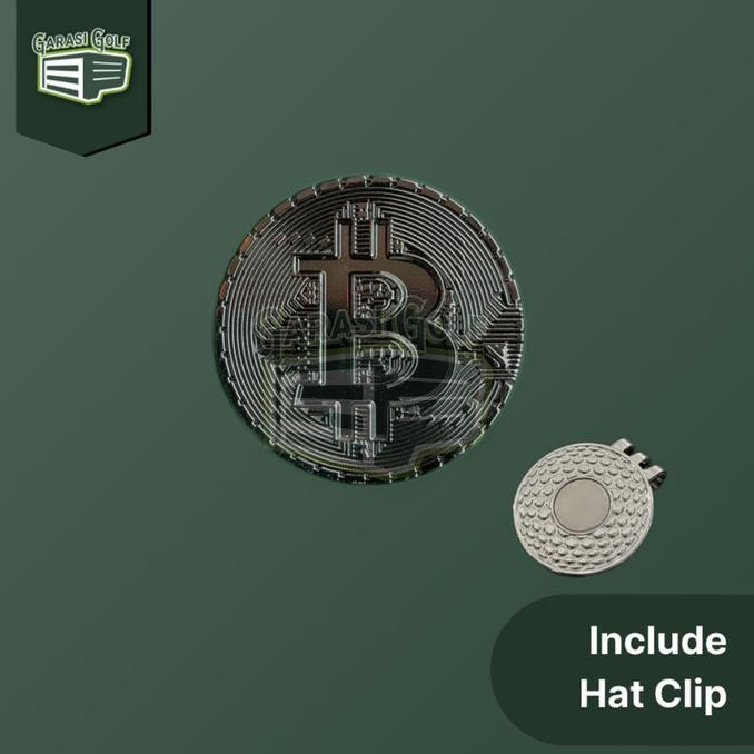 

Bitcoin ack Ball Marker Magnetic Clip - Enamel Bros Klip Topi