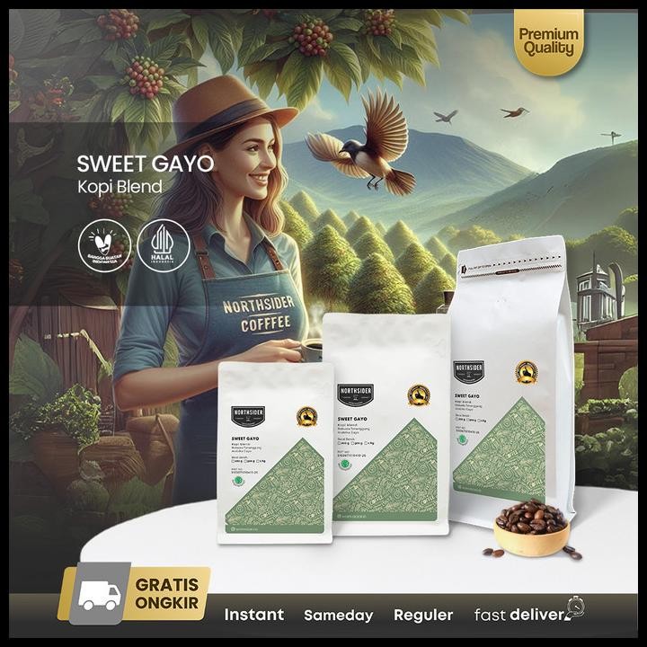 

Northsider Kopi Arabika Robusta Sweet Gayo Espresso Blend Coffee