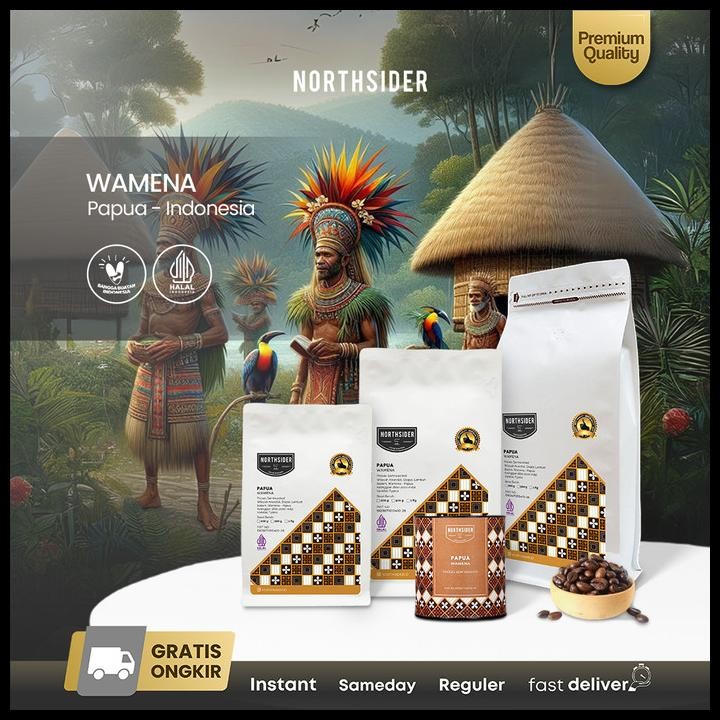 

Northsider Kopi Arabika Papua Baliem Wamena Semiwashed Coffee
