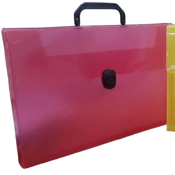 DOMPET BAG DOKUMEN MAP JINJING PLASTIK KOPER TANPA SEKAT