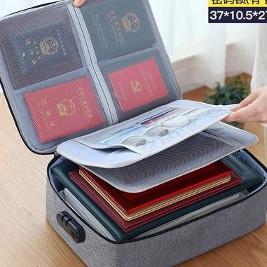 

TRAVEL BAG TAS KUNCI KODE ORGANIZER TEMPAT PENYIMPANAN KERTAS DOKUMEN