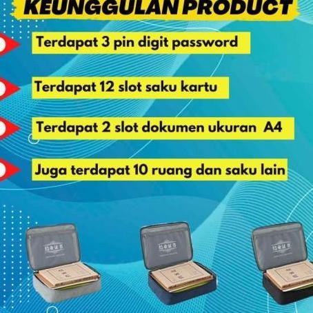 

BOX FILE TAS DOKUMEN DOCUMENT BAG TRAVEL DOCUMENT WATERPROOF GI45