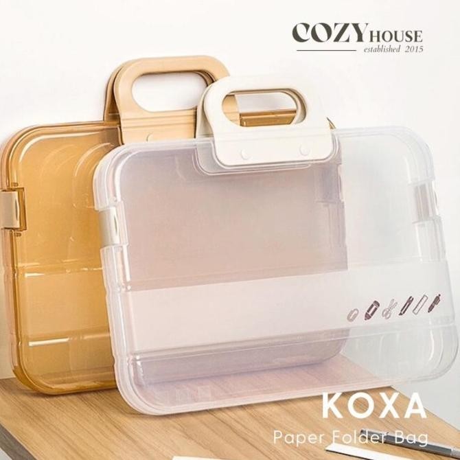 

COZYHOUSE KOXA F4 A4 FILE DOCUMENT BAG HARDCASE PAPER FOLDER PAPER ORGANIZER | PENYIMPANAN KERTAS DOKUMEN KANTOR TAS KERJA