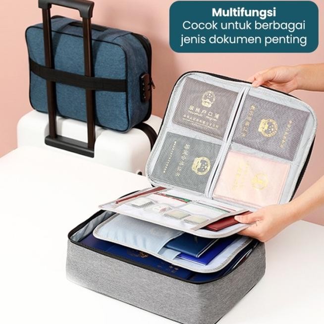 

TERLARIS- INASO TAS DOKUMEN TEMPAT PENYIMPANAN FILE TRAVEL BAG STORAGE