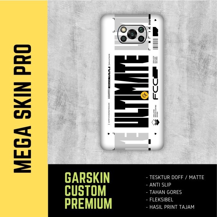 *Promo* Poco X3 Nfc Vynyl Wrap Stiker Garskin Case Custom Order