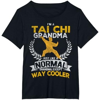 Kaos Vintage Retro Nenek Tai Chi Seni Bela Diri Tiongkok Lucu |zssaUWHx|