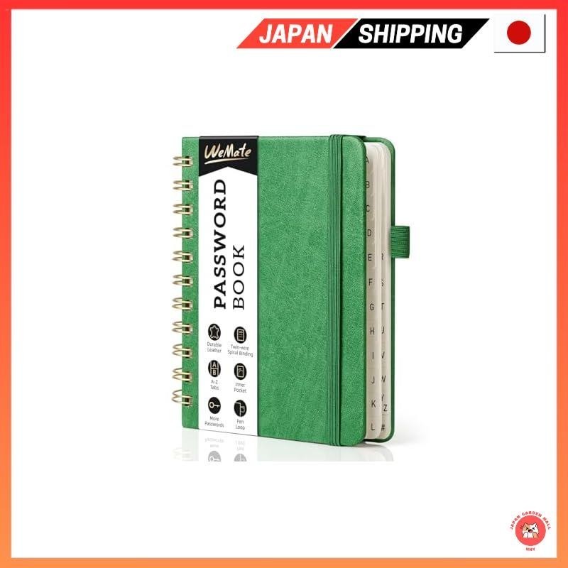 

【Langsung dari Jepang】Buku Catatan Manajemen Kata Sandi WEMATE Buku Kata Sandi Cincin A6 Alfabet Bertab Ukuran Kecil Ramah Lansia Sampul Keras 143mm x 183mm (Biru) |4MBBPnNg|