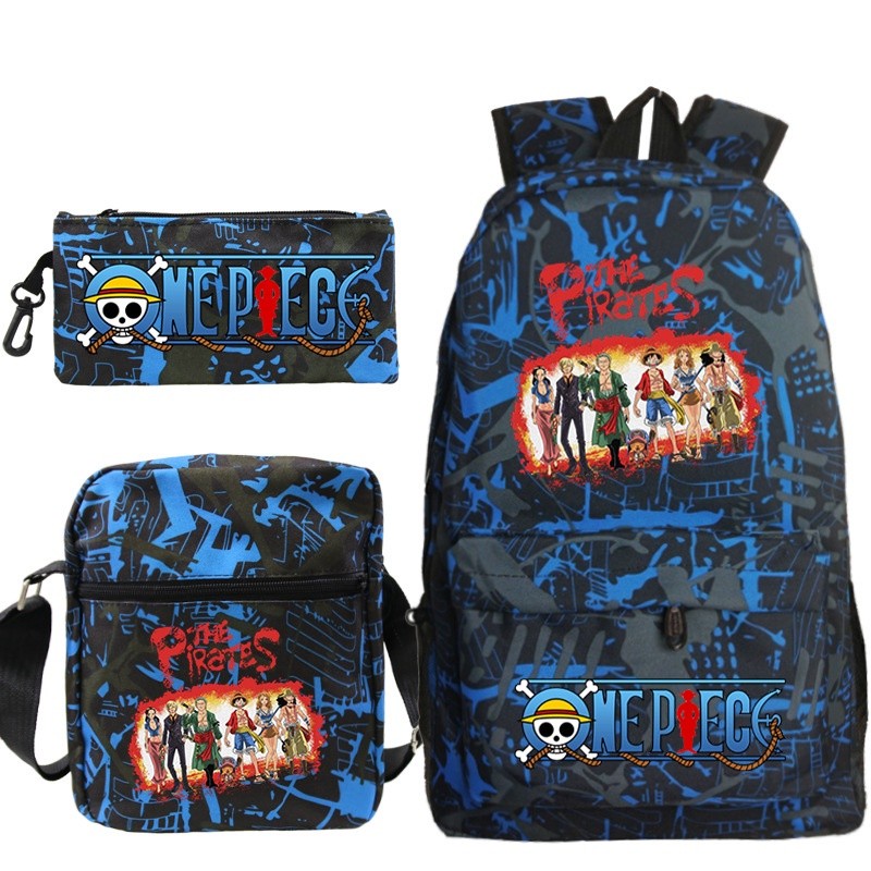 

Ransel One Piece Anime Roronoa Zoro Luffy 3 Buah/SET Tas Sekolah Tas Bahu Tas Pensil |E5D68339|