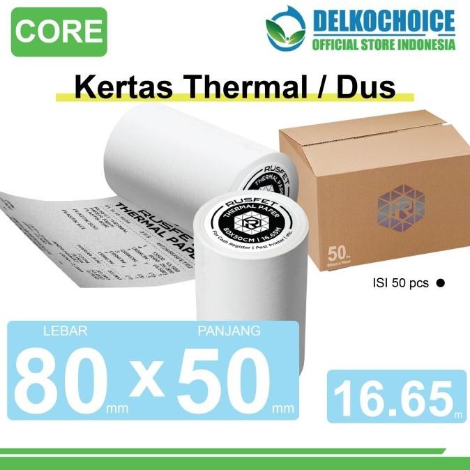 

Kertas Thermal Core Kertas Printer Resi Barcode Pos Dus