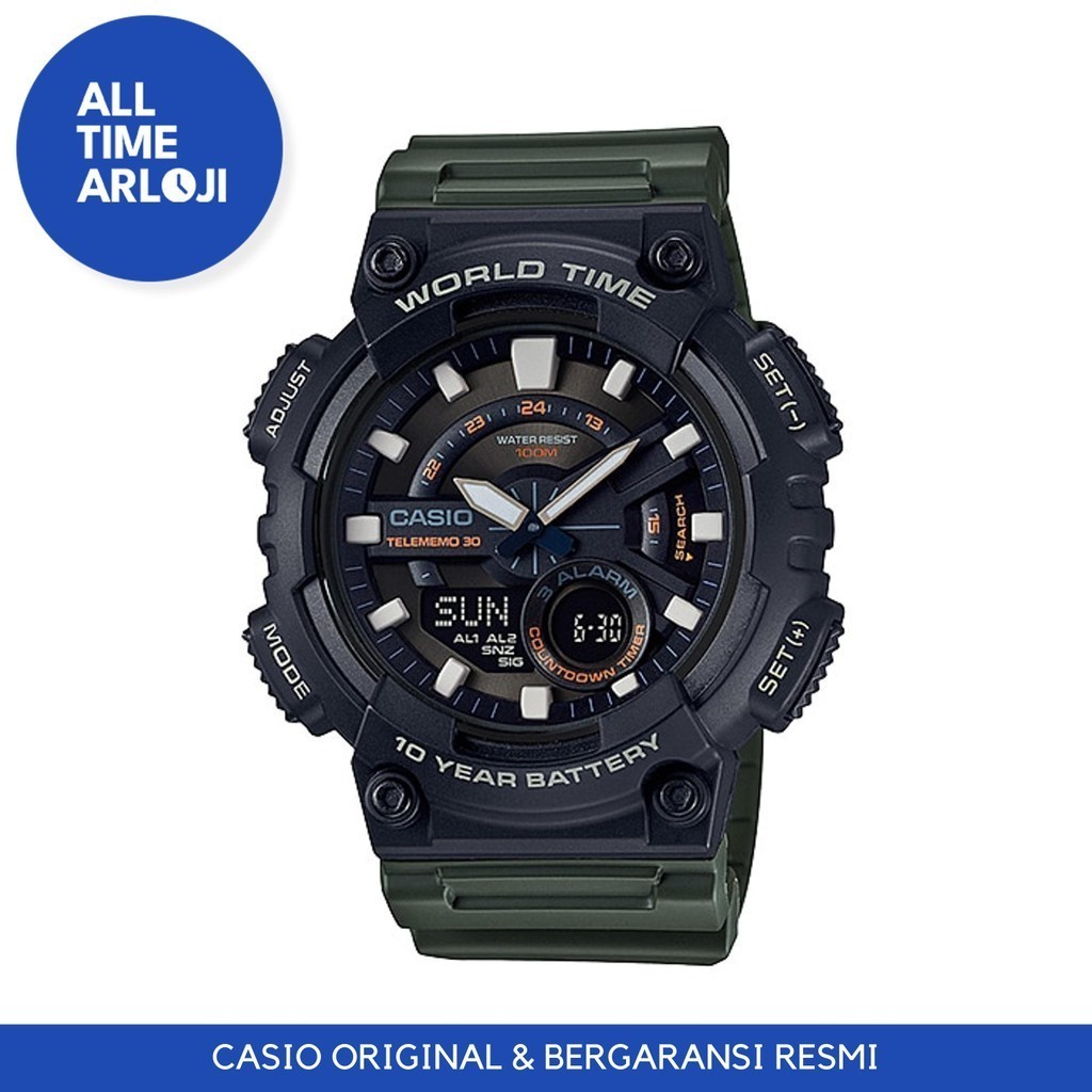 Jam Tangan Casio General AEQ-110W-3AVDF