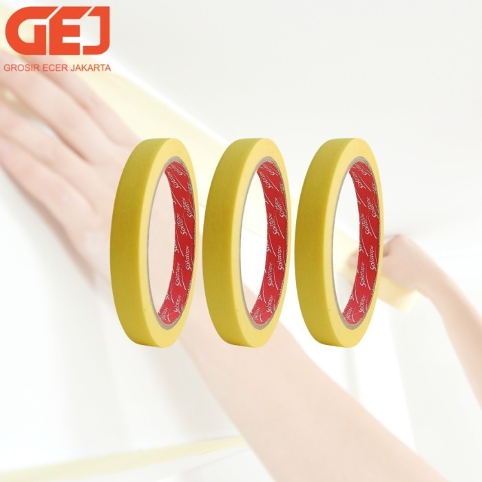 

tg_ LAKBAN KERTAS | MASKING TAPE (GENERAL USE) 12mm x 21m