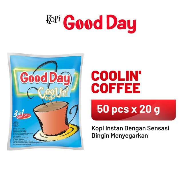 

Terlaris Good Day Coolin 1 Bag (50 X 20 Gr)