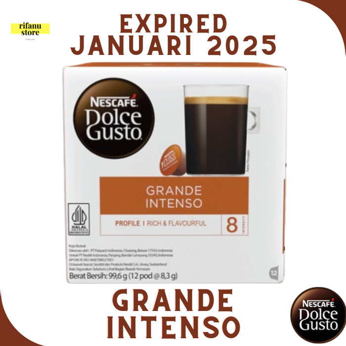 

Ready Stock Nescafe Dolce Gusto Grande Intenso Capsule Coffee Ndg 1 Box Original