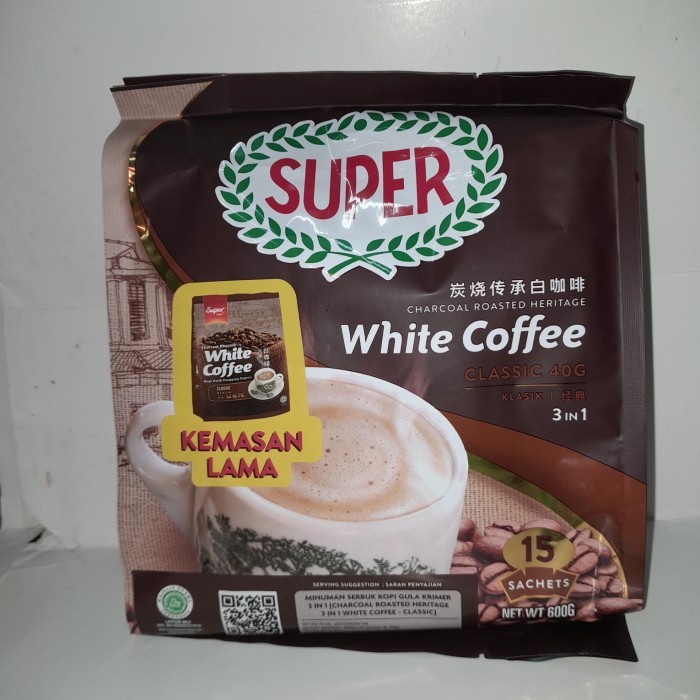 

Terlaris Super Charcoal Roasted White Coffee Clasic