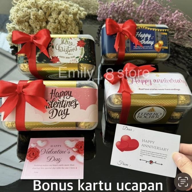 

KADO COKLAT FERRERO KADO ULANG TAHUN VALENTINE ANNIVERSARY NATAL PS