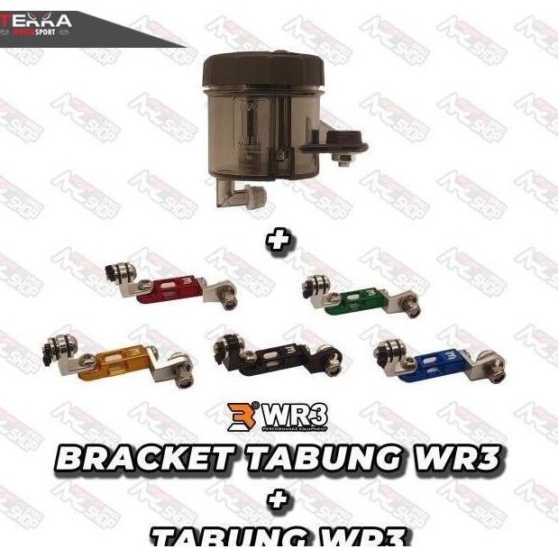 Breket Tabung set Tabung Minyak Rem WR3 NMAX / AEROX NEW SET Tabung