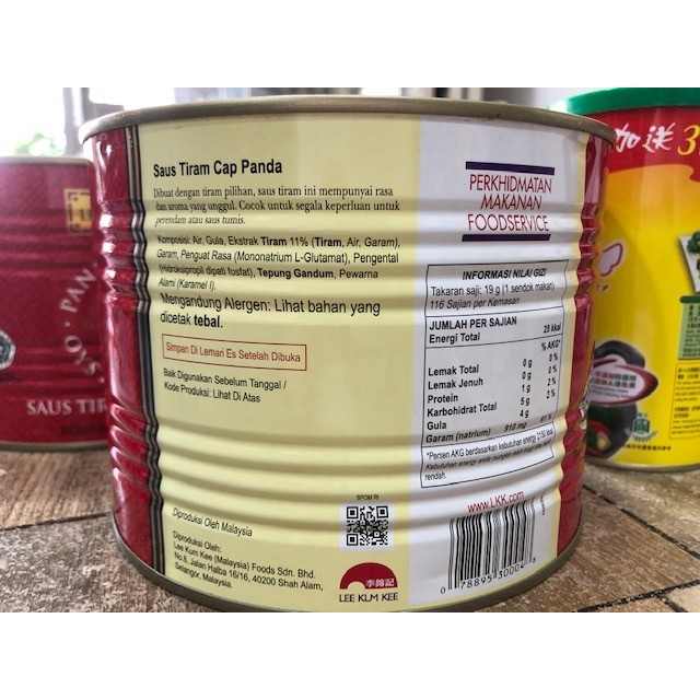 

Panda Brand Oyster Sauce / Saus Tiram Cap Panda Lee Kum Kee 2,2Kg