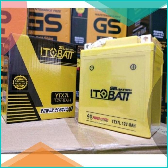 AKI KAWASAKI W175 KLX 150 KLX 250 D'TRACKER ITOBATT YTX7L AKI GEL 8AH