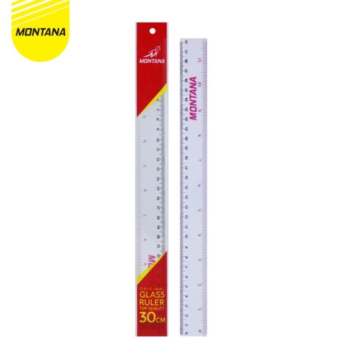 

NEW Acrylic Ruler / Penggaris Akrilik Montana RT-30P / 30 cm 30cm