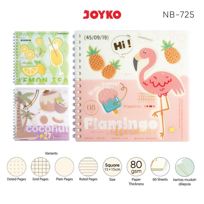 

HARGA DISC - Notebook Diary Agenda Buku Catatan Joyko NB-725 Summer