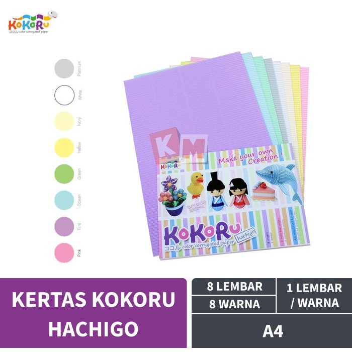 

NEW Corrugated Paper / Kertas Bergelombang Kokoru Hachigo A4