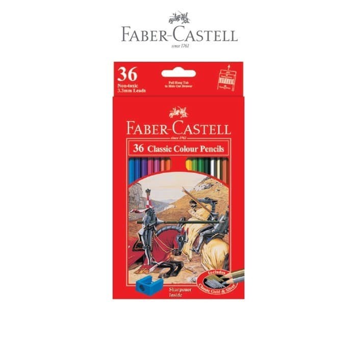 

HARGA DISC - Classic Colour Pencils Pensil Warna Faber-Castell 115856 36L 36 Warna