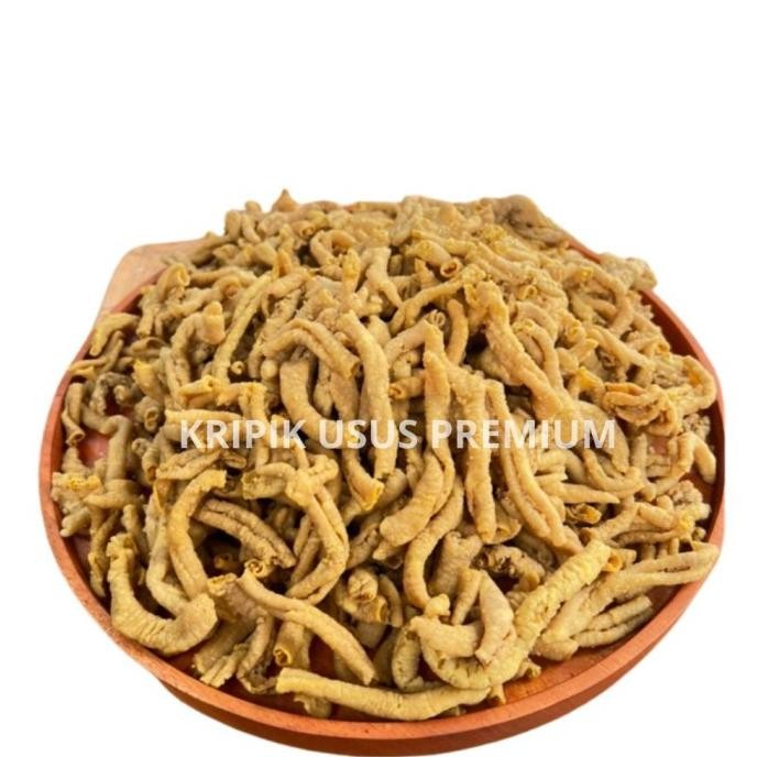 

GROSIR Keripik Usus Ayam Original Asin Gurih Renyah 500gr TERLARIS